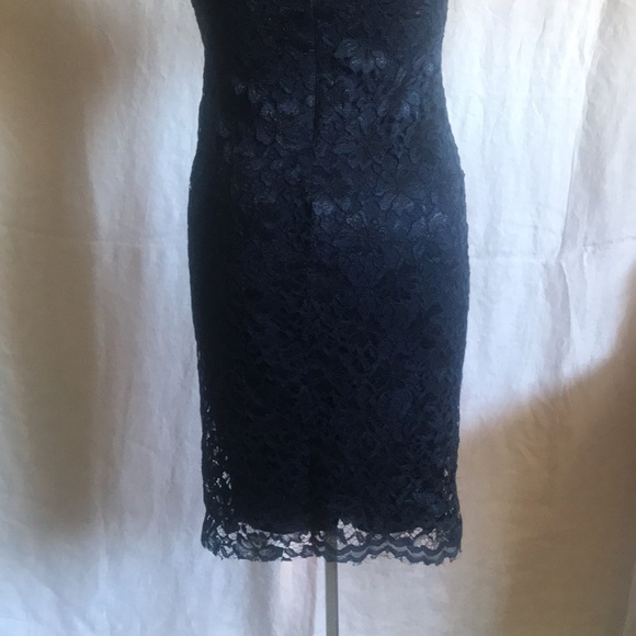 NWT Kalijati Navy Blue Lace Dress Size Small - Picture 6 of 12